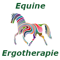 Pferd mit Therapeutin bei der Equinen Ergotherapie